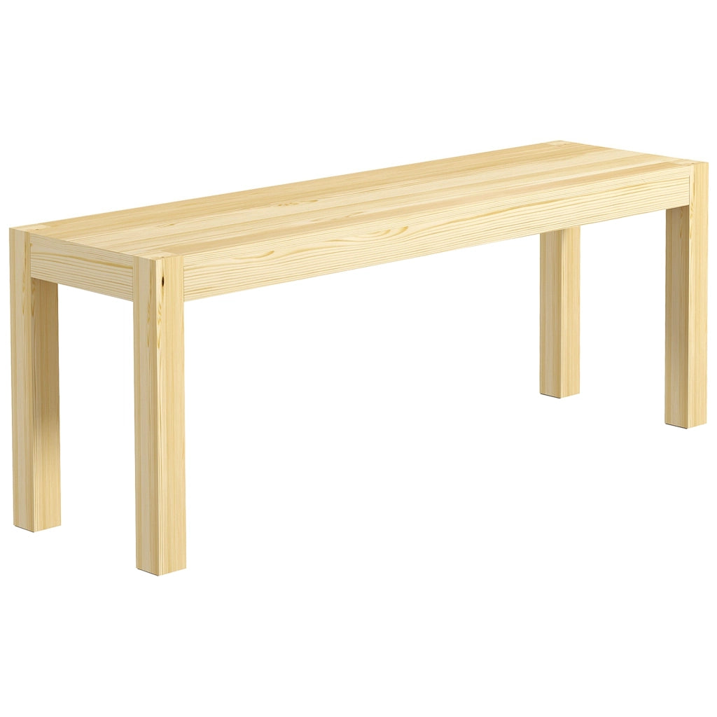 Panca da pranzo in legno massello ¨C Xylo ¨C 3 posti 120x33x45 cm naturale