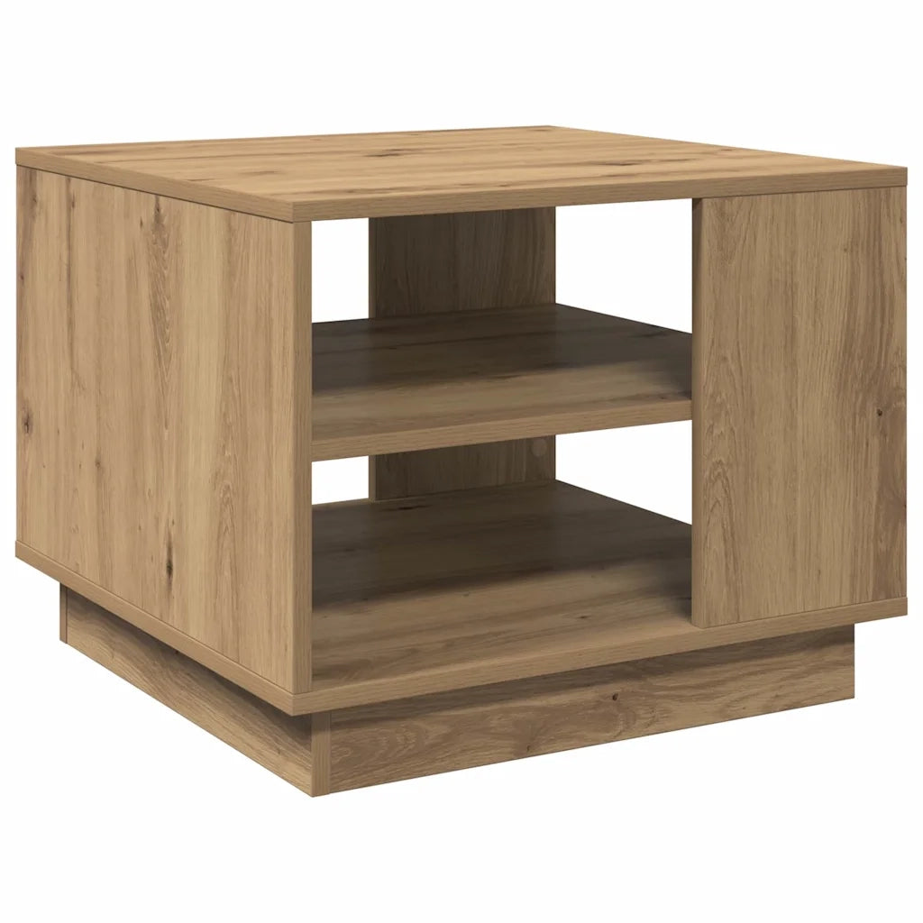 Tavolino da Salotto-Tavolino da soggiorno-Tavolo Artigianale 55x55x42 cm Legno Multistrato