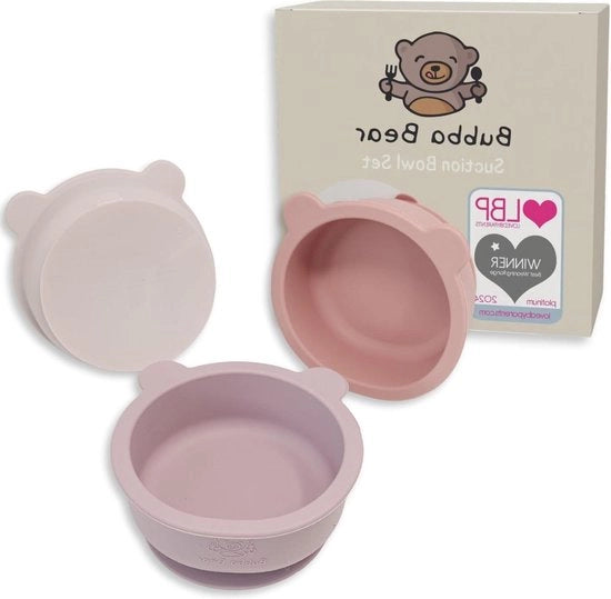 Piatto antiscivolo per bambini e bambine da 6 mesi in su - Set di piatti per bambini in silicone