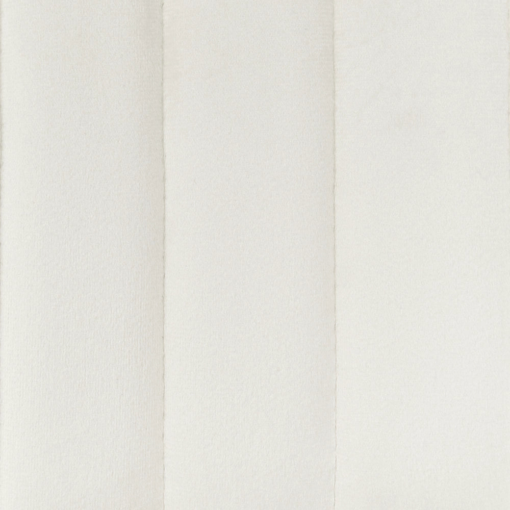 Set di 2 sgabelli da bar velluto bianco braccioli schienale intagliato gambe in metallo moderna industriale