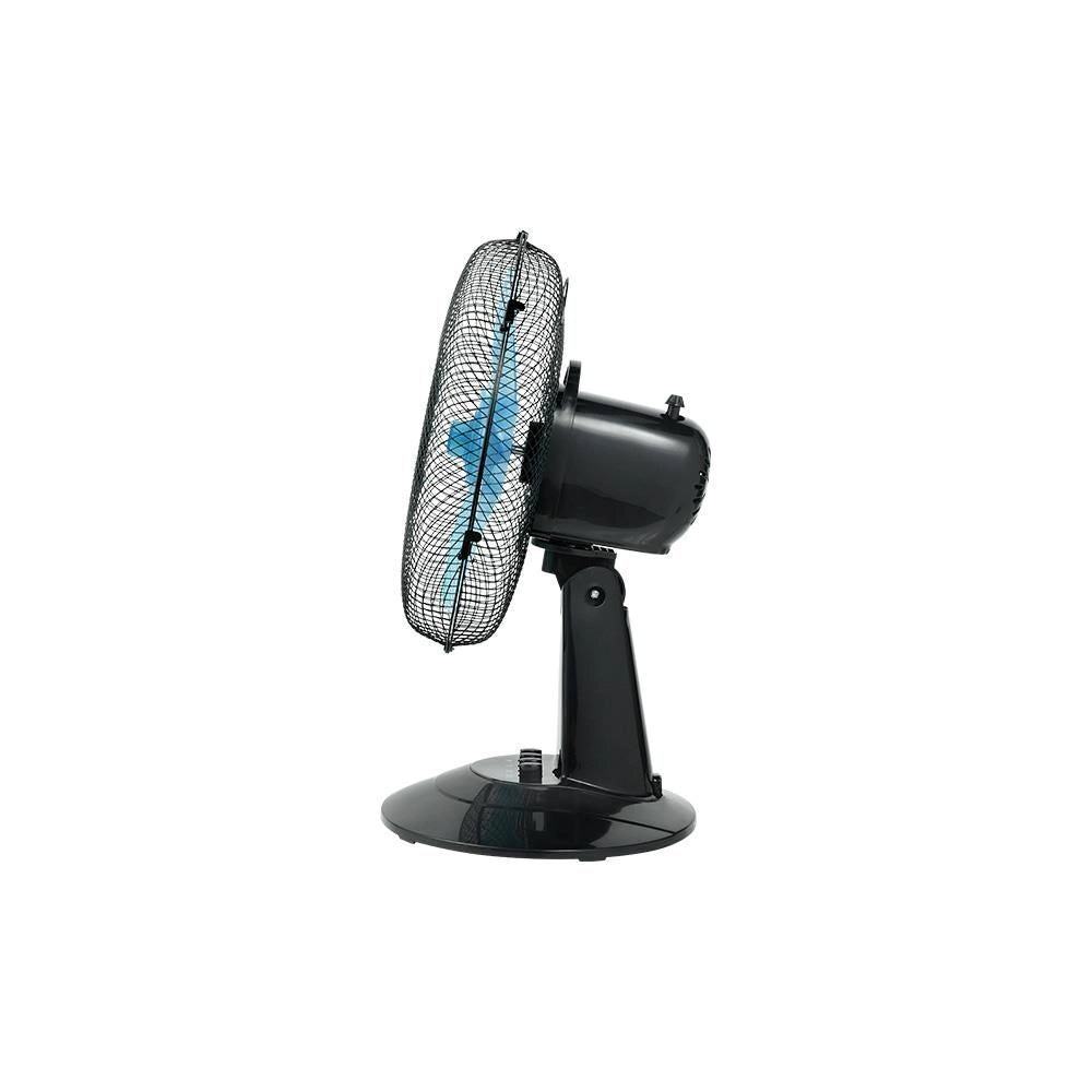 Ardes AR5ST30N STEELO 30N Ventilatore da Tavolo 30 cm 40W 3 Velocita' Oscillante 5 Pale 53 dB colore Nero