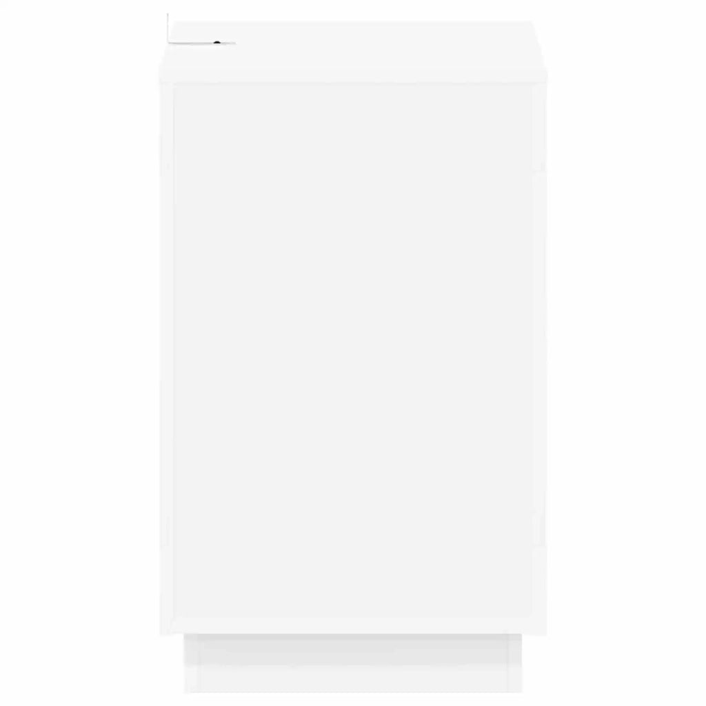 Tavolo laterale Bianco 60 x 40 x 65 cm Legno ingegnerizzato
