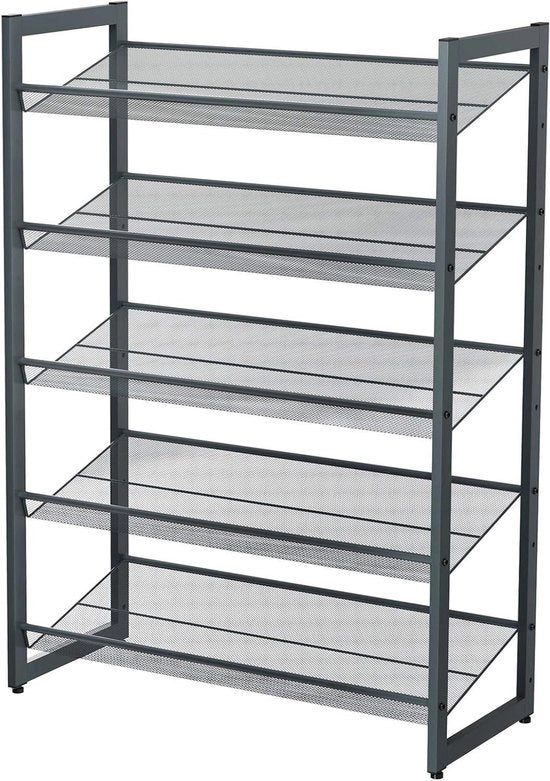 Rack per Scarpe Grigio Scuro 74 x 30,7 x 104 cm (B x T x H)