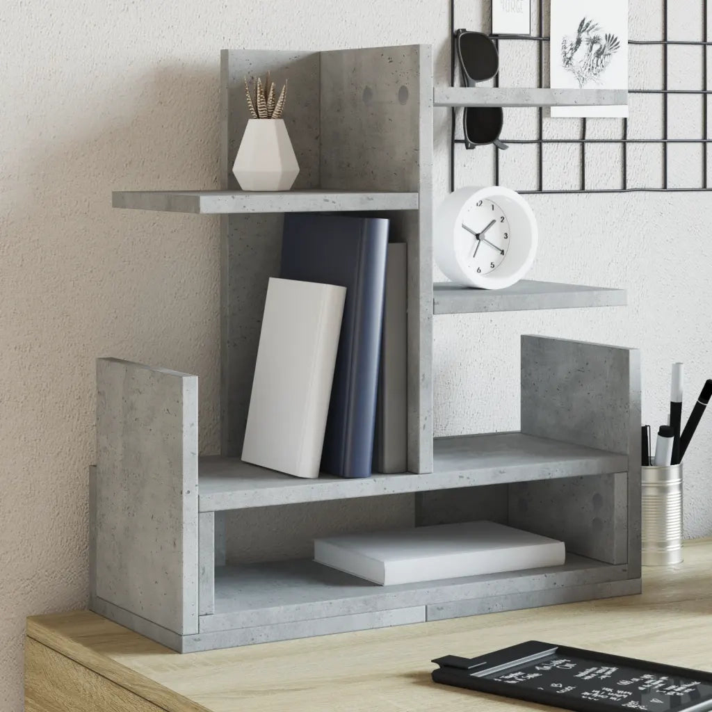 Organizer Scrivania Grigio Cemento 49x20x52,5 cm Multistrato CFW4165038