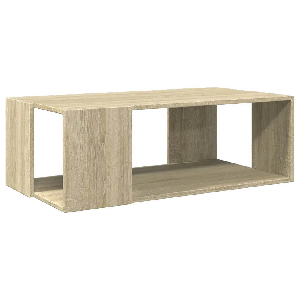 Tavolino Salotto-Tavolino da soggiorno-Tavolo Rovere Sonoma 89,5x48x30 cm Legno Multistrato