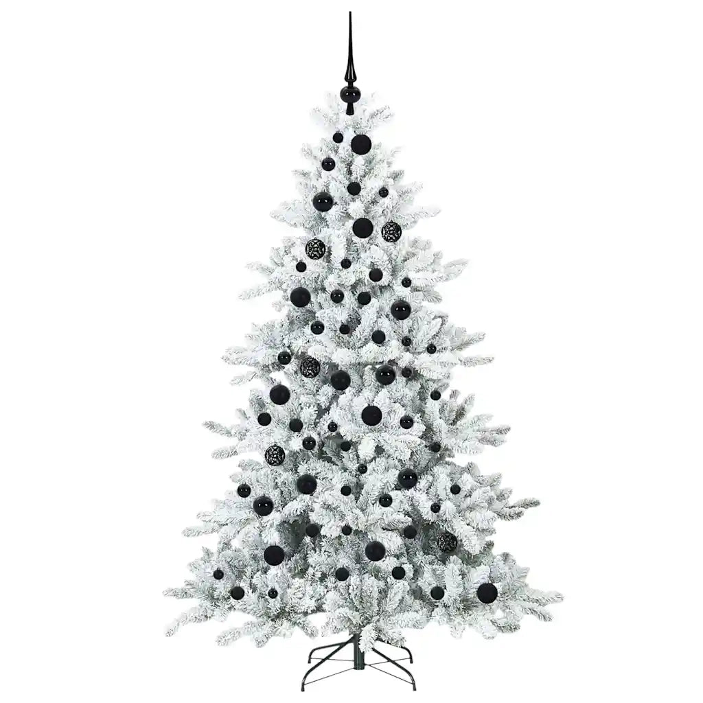 Albero di Natale Artificiale con Rami Pieghevoli Bianco 180 cm 3397719