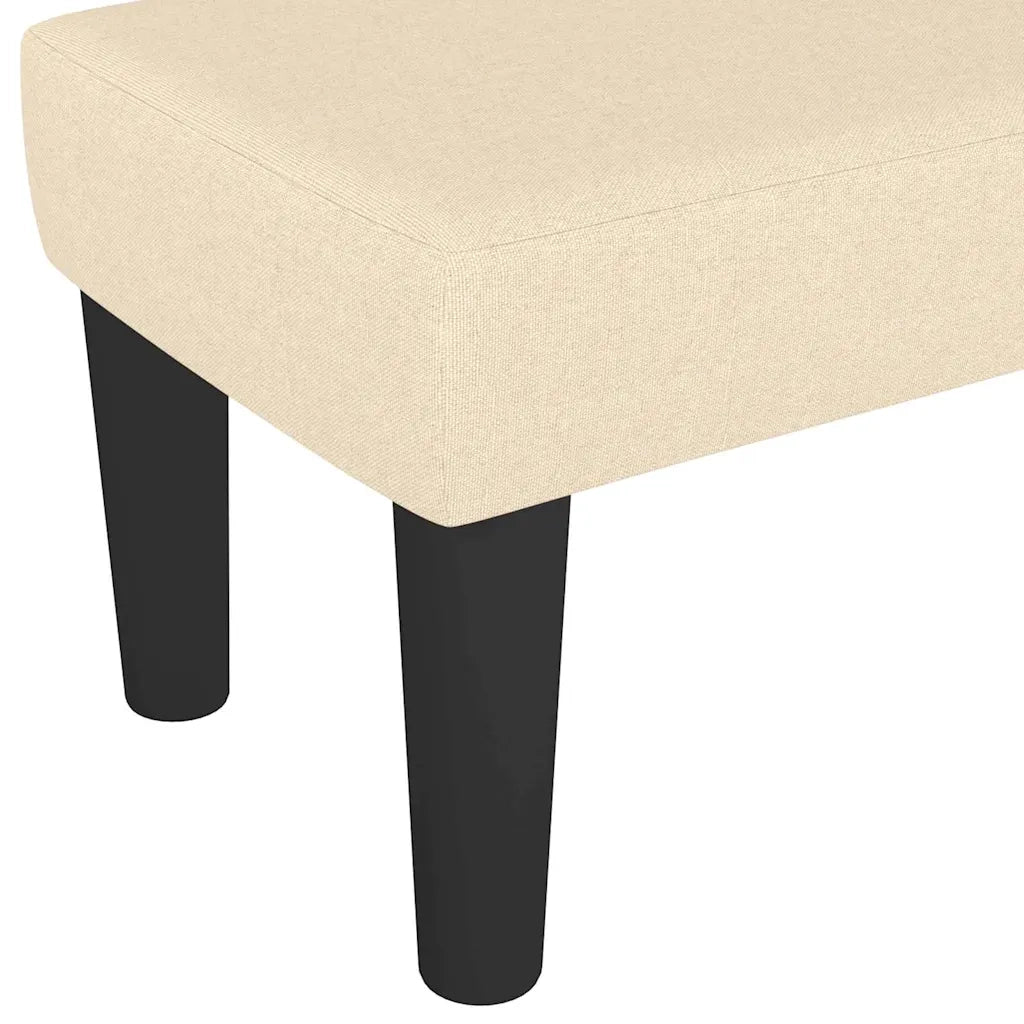 Panca Crema 100x30x30 cm in Tessuto CFW8669359