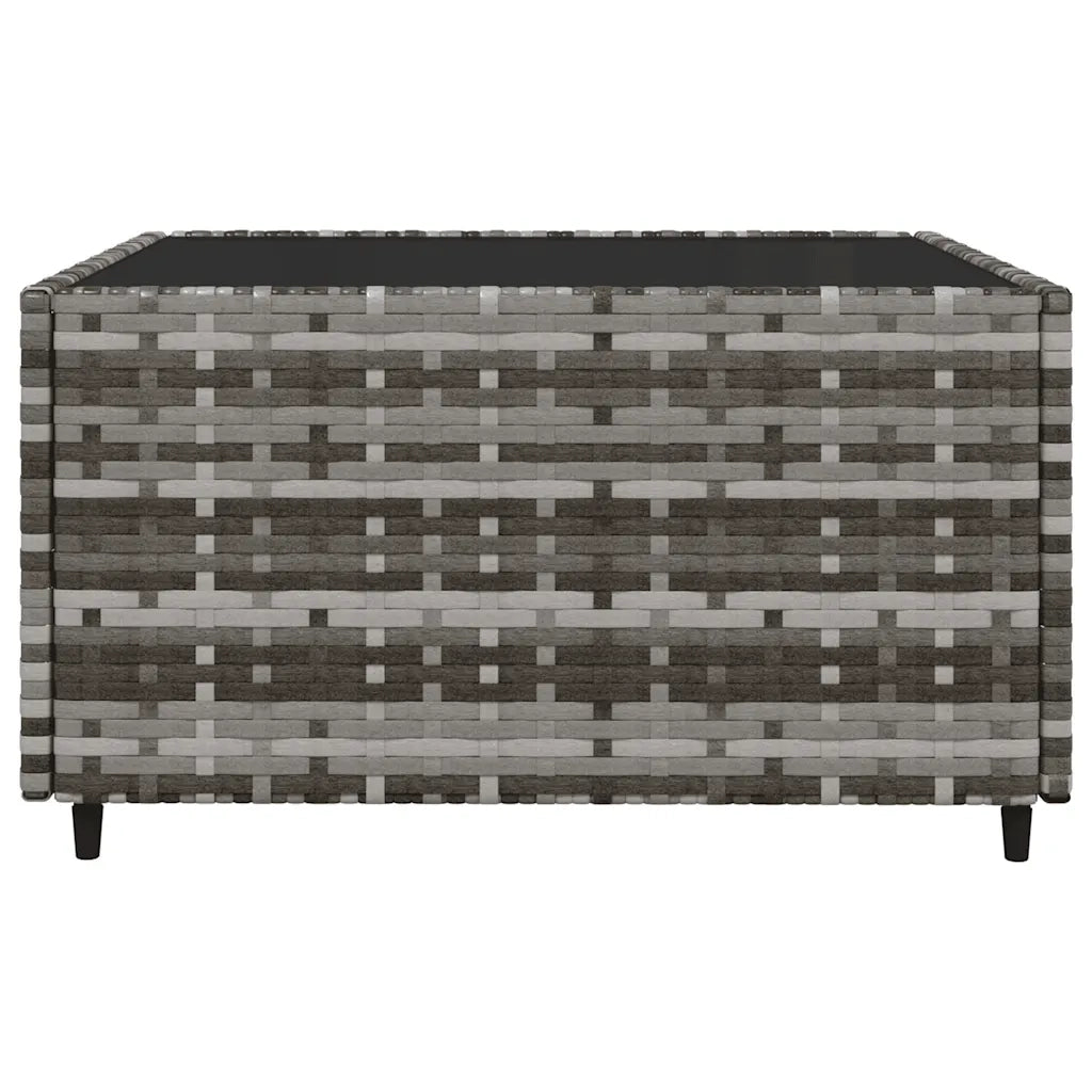 Set Divani da Giardino 3 pz | Set Salotto da Giardino con Cuscini in Polyrattan Grigio
