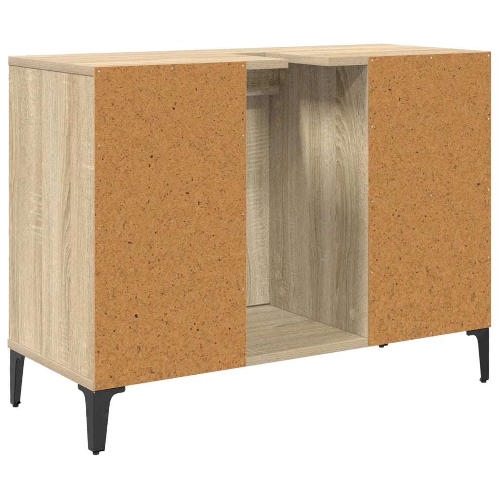 Armadio sottolavello con porta Rovere Sonoma 80 x 33 x 60 cm