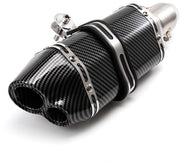 Uscita di scarico per motocicletta, 36 mm, 51 mm, giunto di scarico universale, compatibile con ATV crossmotor strada scooter (A)