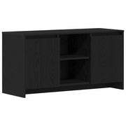 Mobile TV | Armadietto TV | Mobile Porta TV Rovere Nero 102 x 37,5 x 52,5 cm Legno multistrato