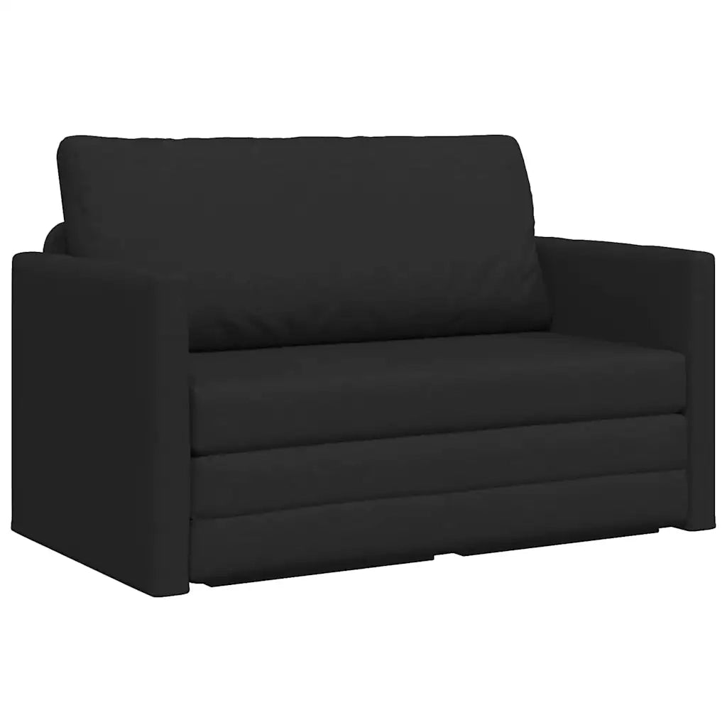 Divano letto 110cm Nero Tessuto 4106693