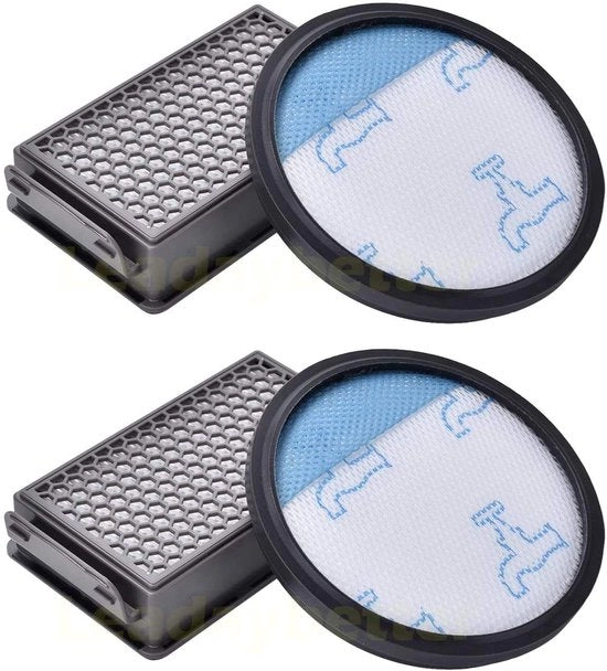 Filtro HEPA da 2 pezzi per aspirapolvere - Riscaldabile - Riciclabile - Lunga durata - Alta capacità aspirativa