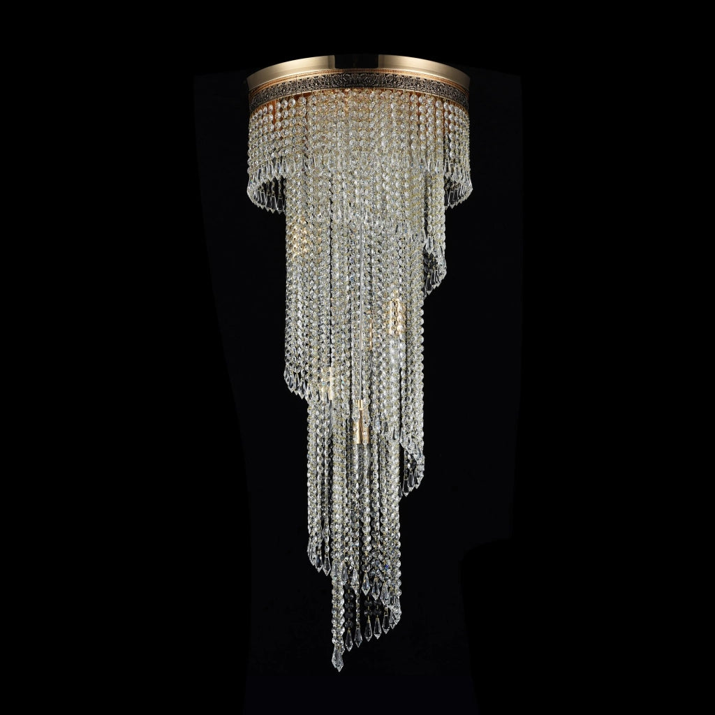 Lampadario palazzo cristallo oro 12xE14 Maytoni DIA522-CL-12-G