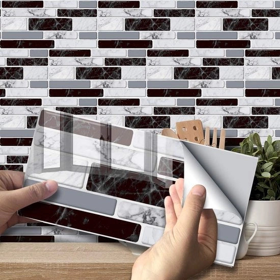 Set di 27 Stickers per Parete - Decorazione Autoadesiva per Cucina, Bagno e Salotto - Facile da Applicare e Rimuovere