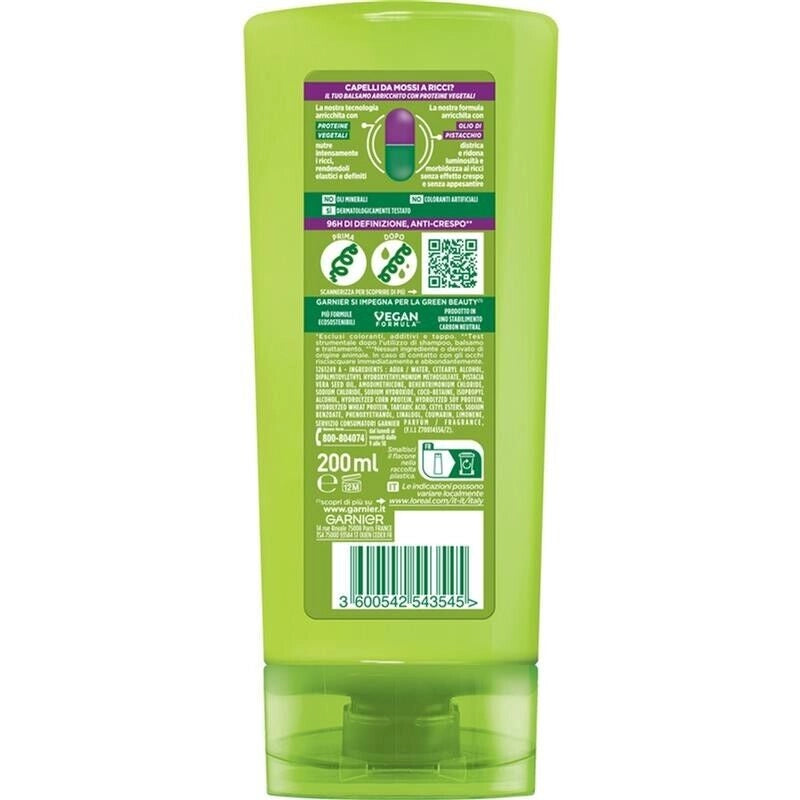 FRUCTIS BALSAMO DEFINIZIONE HYDRA RICCI CAPELLI DA MOSSI A RICCI 200 ML