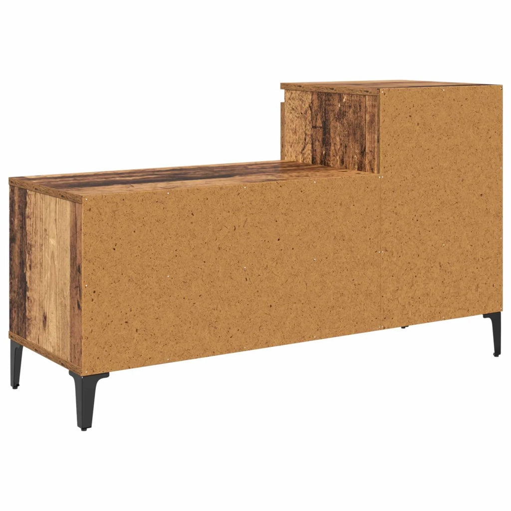 Scarpiera | Mobile per scarpe con cassetto Legno vecchio 102 x 36 x 60 cm