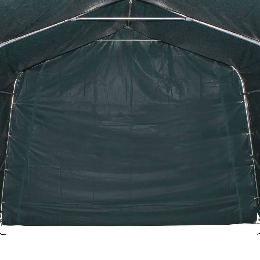 Tendone Bestiame Rimovibile PVC 550 g/mÂ² 3,3x3,2 m Verde Scuro cod mxl 72532