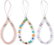 Accessori per smartphone con perle e catena da pendente, corda per telefono con accessorio da appendere come collana