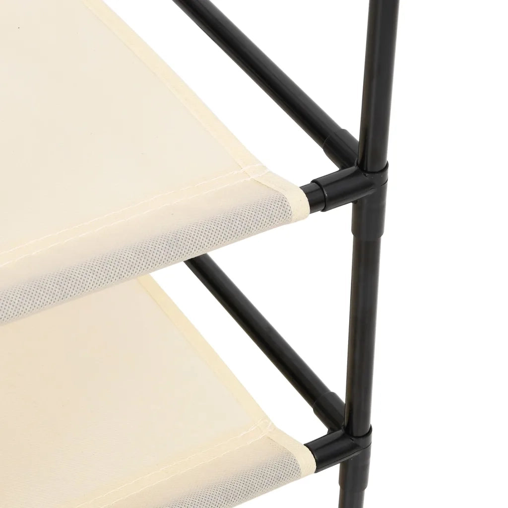 Armadietto con 6 Cassetti 55x29x55 cm Crema in Acciaio 337258
