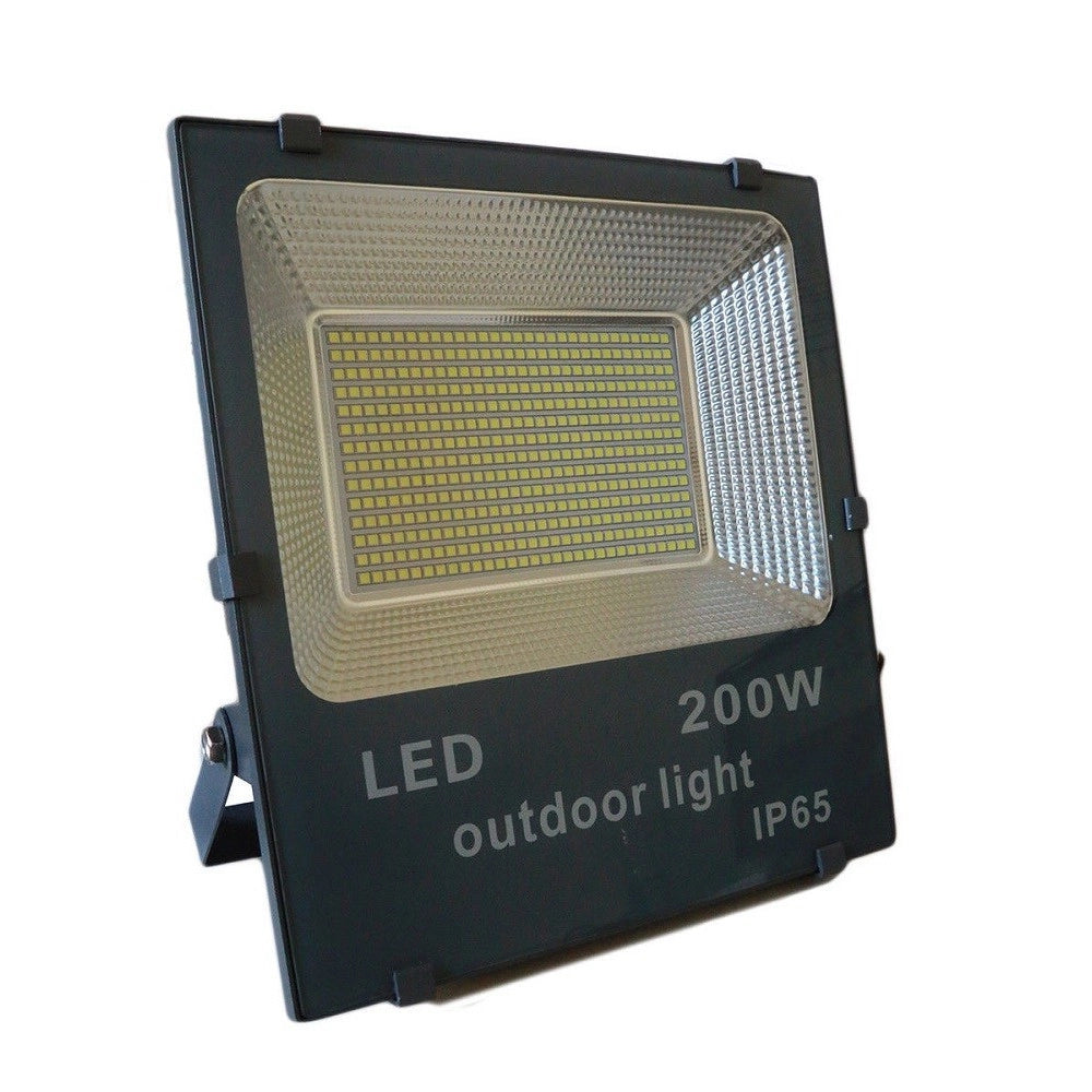 Trade Shop - Faro Led Smd Slim Faretto Spot Luminosita' Luce Bianca Fredda 50 100 200 W Ip65 -