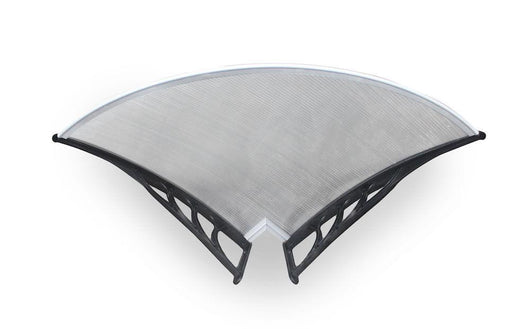 Angolo Esterno Pensilina Tettoia in Policarbonato Alveolare 80cm Tosini YYANG-E80