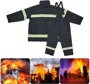Abbigliamento resistente al calore - Giacca/Pantaloni a prova di fiamma - Resistenti al calore - Tuta riflettente per combattimento - Protettiva - Adatta per -20°C a +200°C - Abbigliamento a prova di fiamma