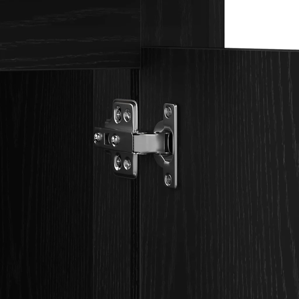 Scrivania Rovere Nero 50 x 115 x 75 cm Legno multistrato 862824