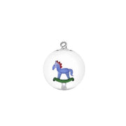 Palla di Natale cavallo a dondolo schiaccianoci