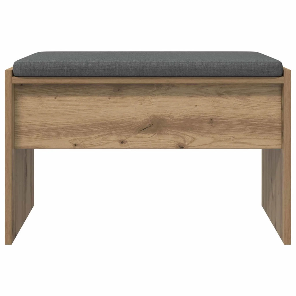 Panca per ingresso Rovere artigianale 63 x 38 x 40 cm