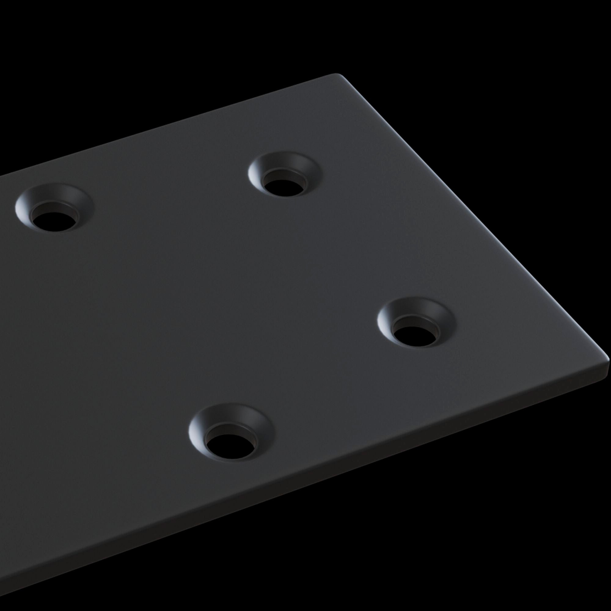 Copertura Barre per Sistema Illuminazione a Binario  Nero