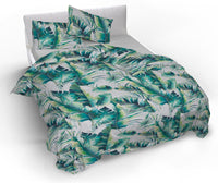 Copripiumino Singolo con Federe Stampato in Microfibra Maui