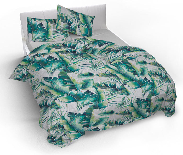 Copripiumino Singolo con Federe Stampato in Microfibra Maui