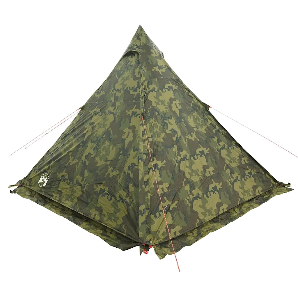 Tenda Familiare Tipi per 6 Persone Mimetica Impermeabile 4009444