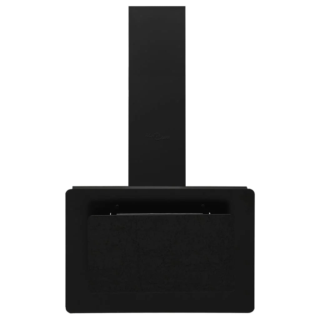 Cappa a parete da 60 cm in acciaio inox e vetro temperato nero 02_0005844