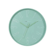 OROLOGIO DA PARETE IN PLASTICA MILANO DIAM. 30CM verde