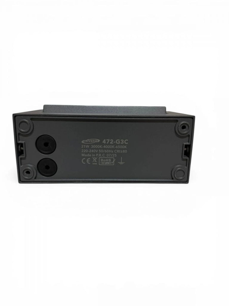 Lampada Applique Led da Muro Regolabile 21w CCT Nero da Esterno IP65