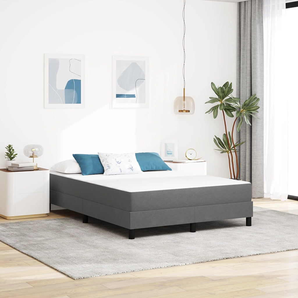 Materasso a Molle Pocket  Grigio Chiaro Medio 140x200x20 cm Tessuto