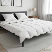 Set Duvet e Cuscino da Letto 3 pz 200 x 240 cm Inverno Bianco 3432807