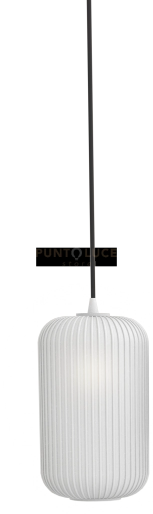 CARMEN-2 B Sospensione 1 luce vetro Bianco attacco E27 senza base d.25cm