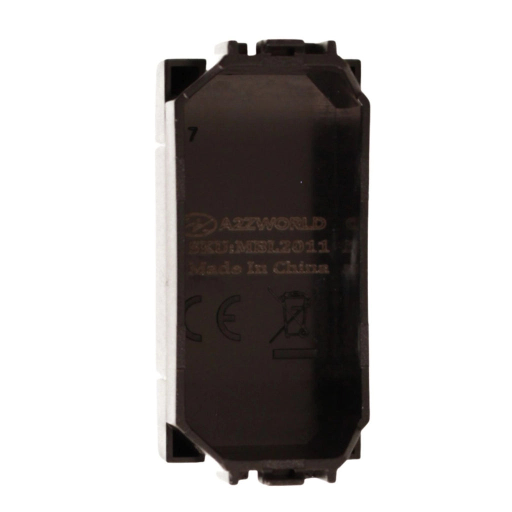 2 Pezzi Copritasti Copriforo Falso Polo  MBL Nero 1M Compatibile Bticino Living International BLN0100