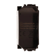2 Pezzi Copritasti Copriforo Falso Polo  MBL Nero 1M Compatibile Bticino Living International BLN0100