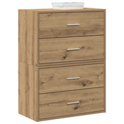 Armadi con 2 Cassetti 2 pz Rovere 60x31x40 cm in Truciolato 858838