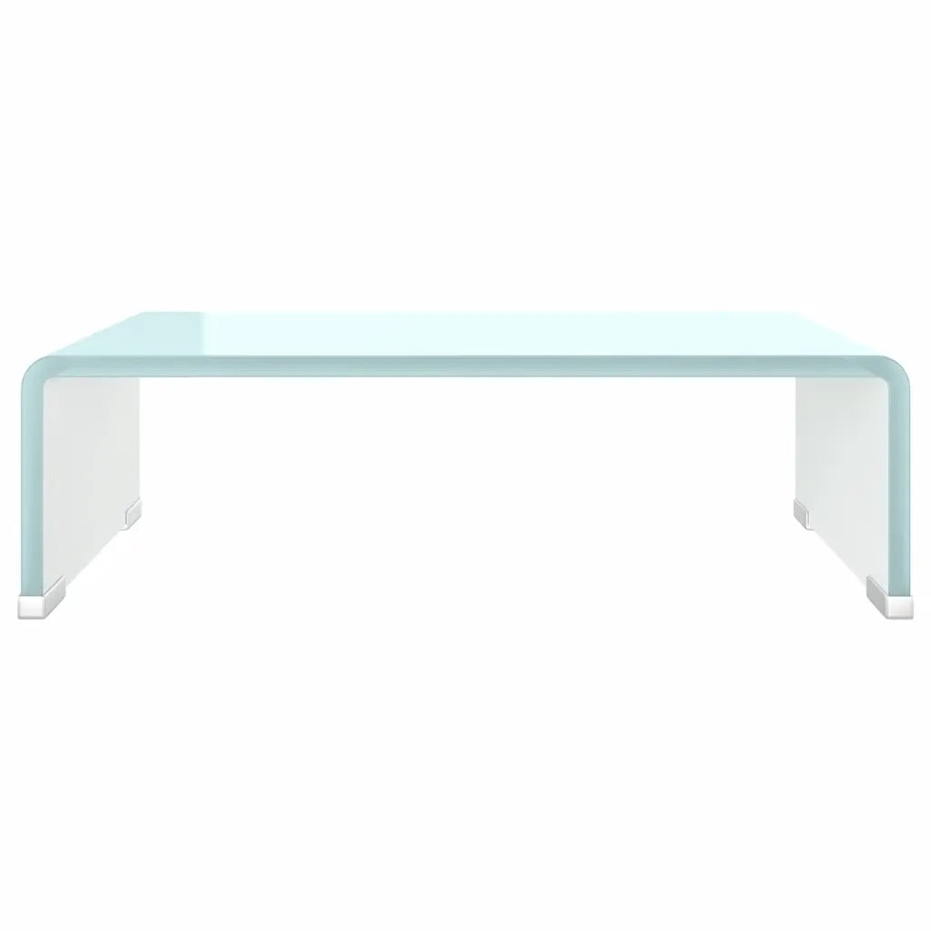Supporto TV-Rialzo Monitor in Vetro Verde 40x25x11 cm