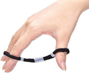 Fascia adattabile per balestre recurve - mira con la punta delle dita - accessori da tiro (nero XL)