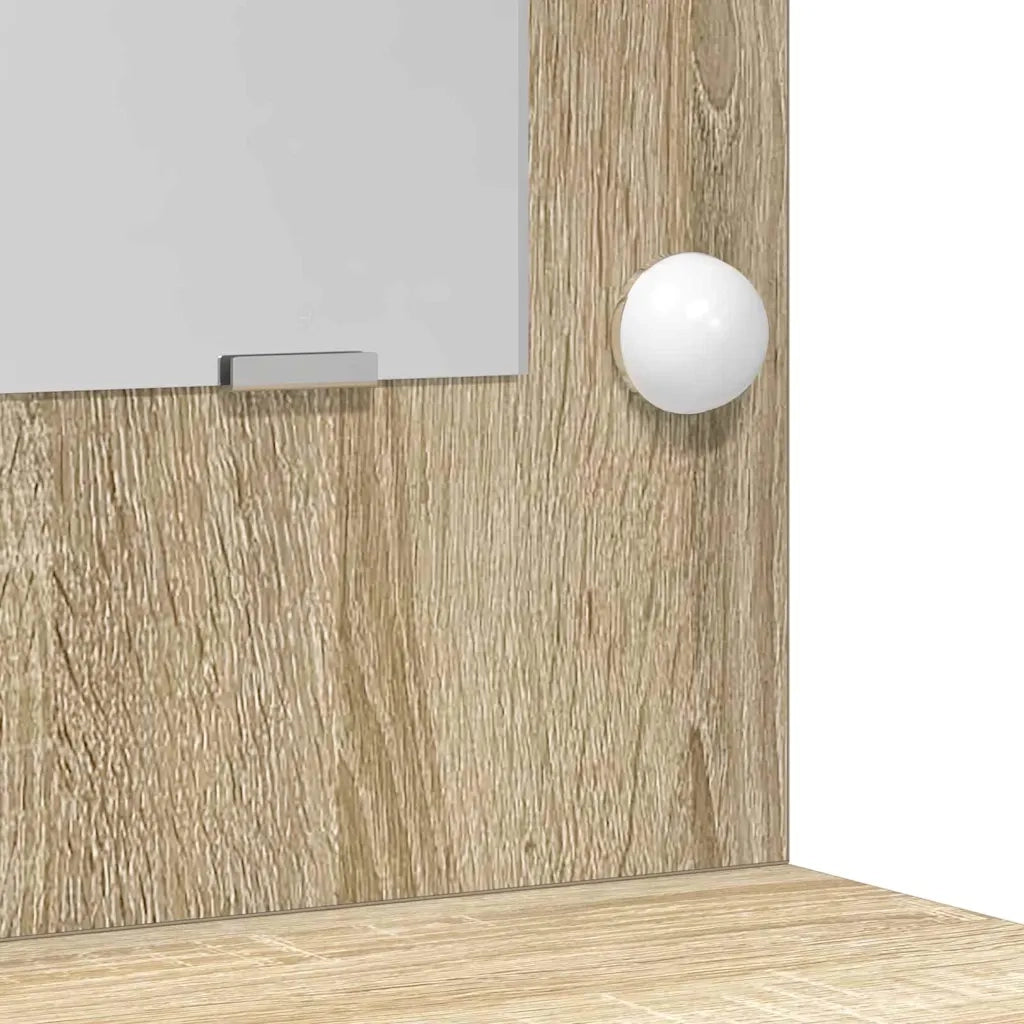 Tavolo da Trucco con cassetto Rovere Sonoma 78,5 x 41 x 135 cm 865030