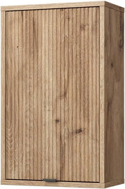 Mobile da bagno Eliza, Quercia vichinga, 40 x 65 cm con una porta, adatto per l'installazione a parete per riporre accessori da bagno