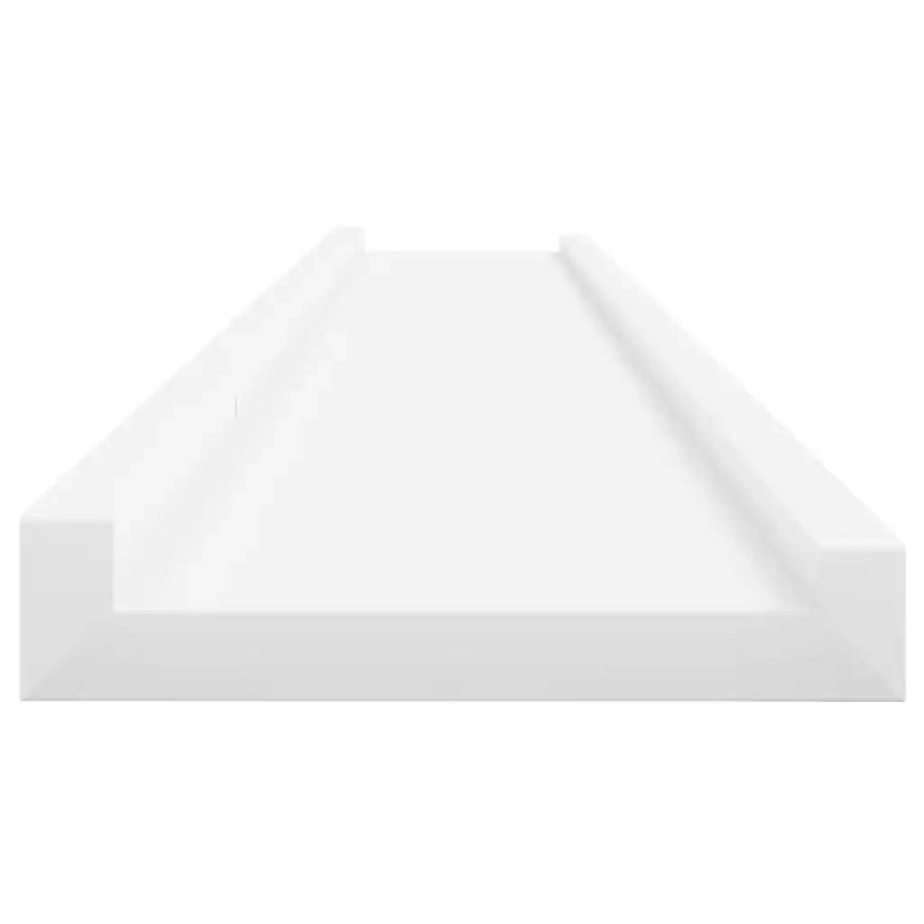 Mensole da Parete 2 pz Bianche 115x9x3 cm 326659