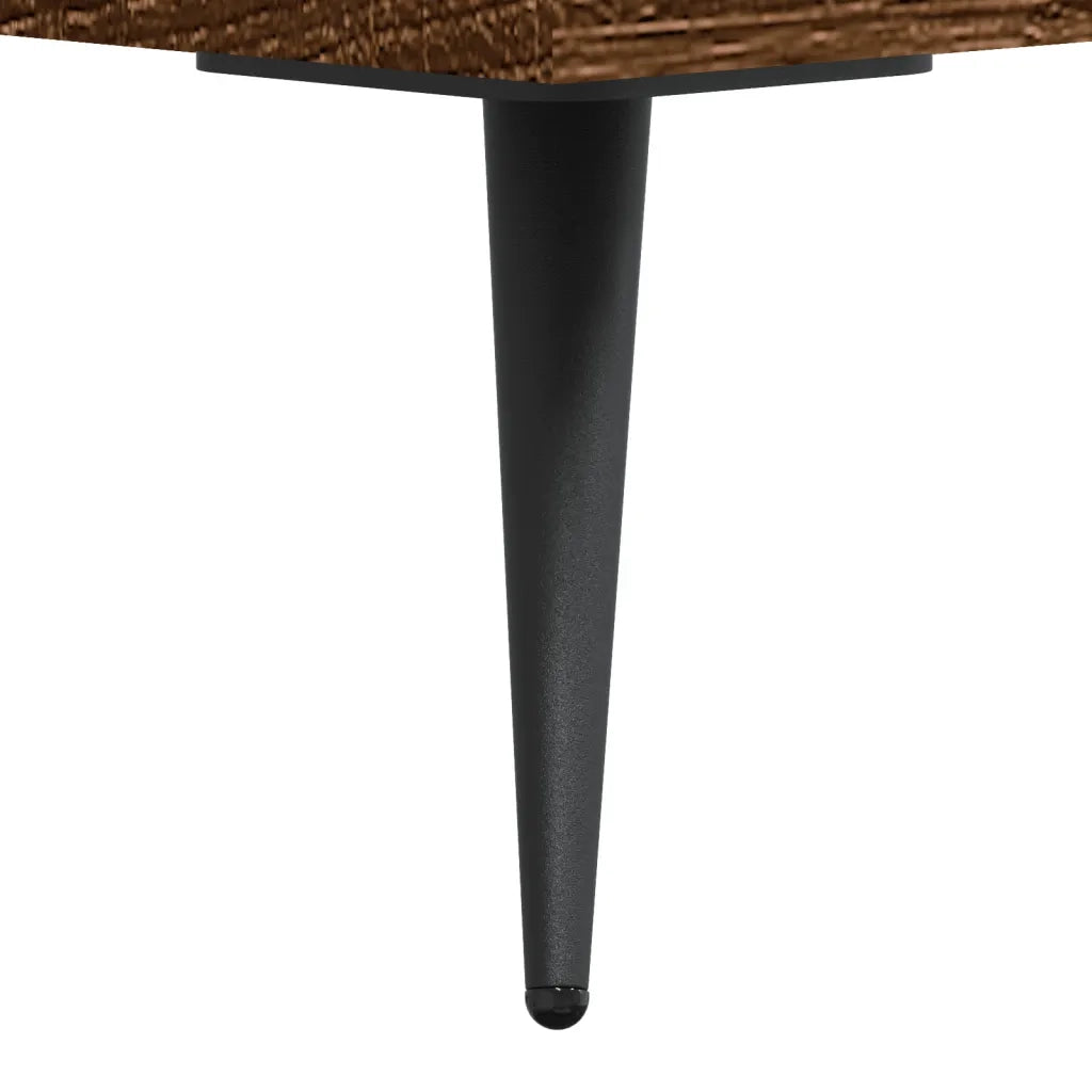 Tavolino da salotto | Tavolino da caff¨¨ | Tavolino da Soggiorno Rovere Marrone 50x50x40cm Legno Multistrato