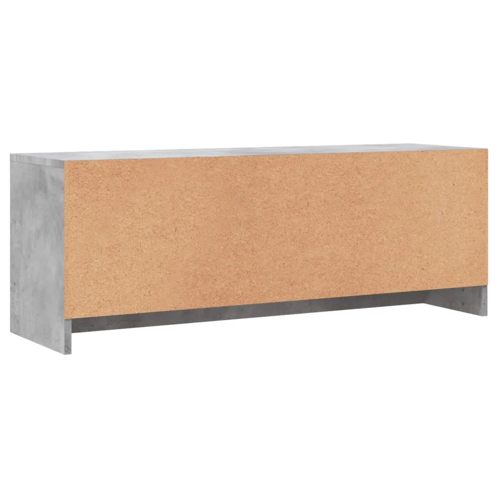 Mobile Porta TV-Mobile per TV-Credenza TV Grigio Cemento 102x30x37,5 cm Legno Multistrato